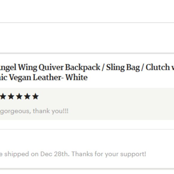 Fydelity Holographic Angel Wing Quiver Shoulder Bag - Picture 2 of 5